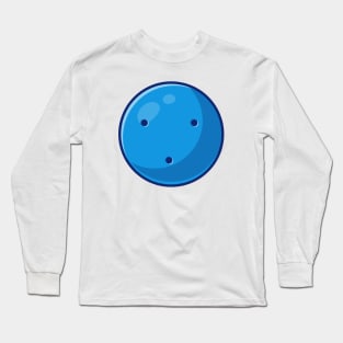 Hockey Blue Small Training Ball Long Sleeve T-Shirt